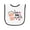 White and Black, variant on Inktastic I Love You a Latte with Coffee Cup Baby Terry Cloth Bib