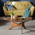 thumbnail image 2 of Triangle Wood Coffee table Brown/Blaze, 2 of 5