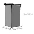 thumbnail image 2 of QccHieUs Vehicle Side Shower Tent Privacy Shelter Bathroom Overland Toilet Stall Changing Gray, 2 of 7