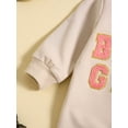 thumbnail image 6 of Bagilaanoe Newborn Baby Girl Boys Jumpsuit Letters Embroidery Long Sleeve Bodysuit 3M 6M 9M 12M Infant One Piece Romper, 6 of 9