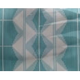 thumbnail image 4 of oneOone Georgette Viscose Fabric Triangle & Hexagon Geometric Decor Fabric Printed BTY 42 Inch Wide, 4 of 4