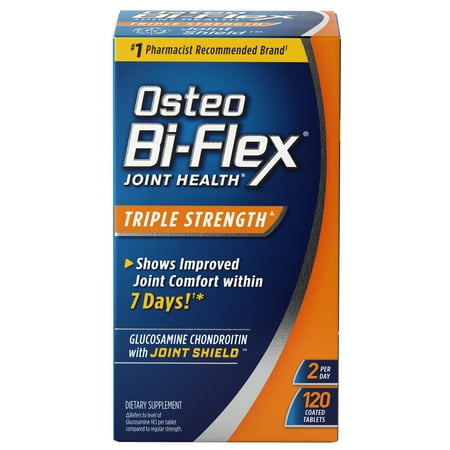 Osteo Bi-Flex Triple Strength, Joint Health Supplements with Glucosamine Chondroitin, Tablets, 120 Ct