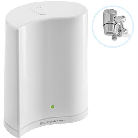 

Drinking Water and Purification System Counter Top Filtration in White Dispenser