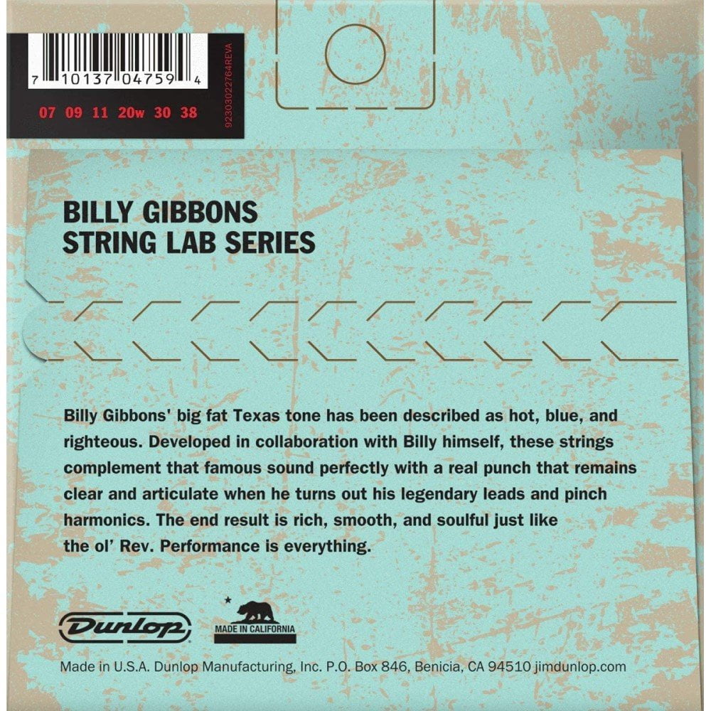 Dunlop Electric Guitar Strings Reverend Willy's Extra Light 7-38 2 Pack