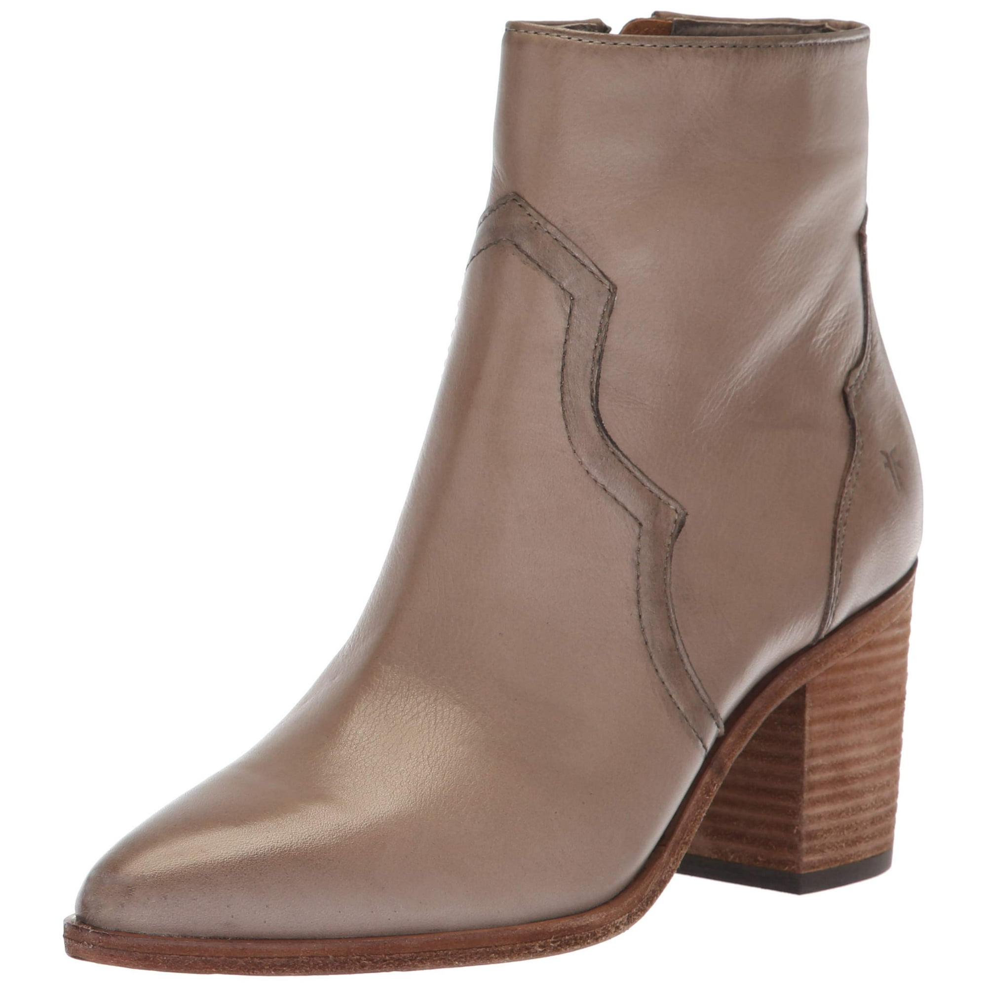FRYE Women s Flynn Short Inside Zip Ankle Boot Grey 9.5 M US Walmart