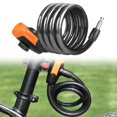thumbnail image 3 of Anti-theft Electric Vehicle Lock Road Bike Lock Steel Bike E2 Accs Wire A5R1, 3 of 8