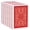 6Red, variant on Neasyth Waterproof Playing Cards, Plastic Playing Cards, 2 Decks Poker Size Regular Index for Adults