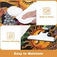 thumbnail image 6 of Boho Kitchen Rugs Sets of 2, Floral Mushroom Anti Fatigue Cushioned Kitchen Mat for Floor, Standing, Sun Moon Non Skid Washable Kitchen Rugs and Mats, 18'''' x 30'''' + 18'''' x 48'''', Black, 6 of 6