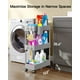 thumbnail image 3 of Organizadores de baño Storage Cart Pipishell Slim de 3 niveles, color gris, 3 of 7