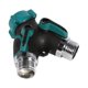 thumbnail image 4 of Conector de Manguera de Jardín NPT3 / 4 " Divisor de Manguera de Jardín Resistente de 2 Vías Aleación de Zinc Material TPR en Forma de Y Válvula Adaptador de Conector ANGGREK Otros, 4 of 8