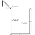 thumbnail image 4 of Home Court M825BS 8 Meter Black .25-inch rope Non-adjustable Courtlines, 4 of 4