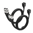 thumbnail image 1 of Ebxya Dmx Xlr Cable divisor Y de 3 pines a Rj45 - Cable Rj45 a doble Xlr macho y doble hembra para escenario y estudio de grabación 1 par (3 pies), 1 of 1