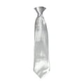 thumbnail image 3 of 6pc  Boy Formal Necktie Black & White Suit Set Satin Necktie Baby Sm-20 Teen, 3 of 4