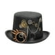 thumbnail image 4 of Sombreros Steampunk, diadema gótica rústica para disfraz de cosplay de mascarada. 60-61cm, 4 of 9