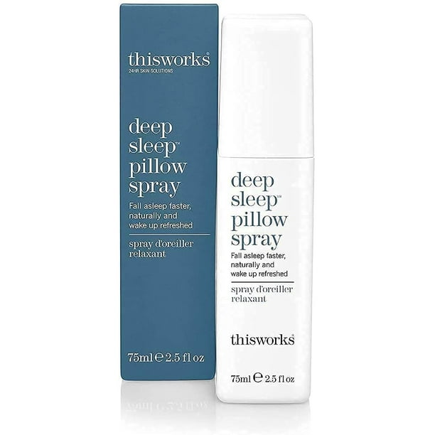 thisworks Deep Sleep Pillow Spray, Natural Relaxation Aid for Stress & Anxiety Relief, 2.5 fl oz