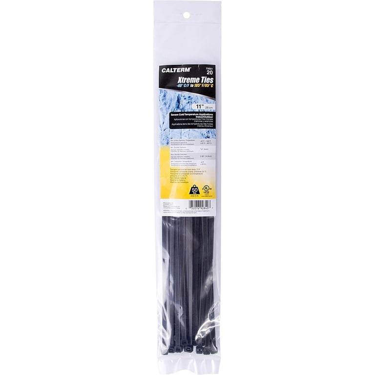 Gardner Bender Fascette Elettriche Per Cavi UVB 11 Pollici - Confezione Da 100 - Nero