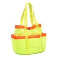 thumbnail image 3 of Mesh Beach Bag, Large Sand-Proof Tote Handbag for Swim Gear and Pool Toys, Multi-Pocket Shell Collector and Storage Organizer for Beach Essentials, 3 of 5
