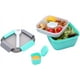 thumbnail image 1 of Contenedor grande y versátil para almuerzo con ensalada, pequeño, verde, sin BPA, PP, diseño a prueba de fugas, su compañero para cada comida, 1 of 5