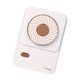 thumbnail image 3 of Ventilador portátil para colgar en el cuello, USB, recargable, mini enfriador, deportes, viajes, suministros de refrigeración, color blanco sidaley HA004082-01B, 3 of 6
