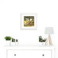 thumbnail image 2 of Paul Cezanne Straw Trimmed Vase Sugar Bowl And Apples Cropped 8X8 Inch Square Wooden Framed Wall Art Print Picture with Mount, 2 of 4