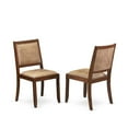 thumbnail image 4 of East West Furniture Antique 5-Piece Modern Dining Set in Walnut Finish, 4 of 6