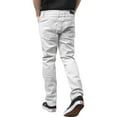 thumbnail image 4 of Ma Croix Mens Skinny Jeans Stretch Skinny Fit Slim Denim Pants, 4 of 6