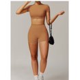 thumbnail image 4 of Conjuntos de entrenamiento for mujer, 2 piezas, sujetador deportivo, camiseta sin mangas, polainas de cintura alta, gimnasio, Yoga, ropa activa, Top de entrenamiento for mujer, 4 of 7