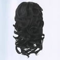 thumbnail image 4 of Shisuyan Perruque Cheveux Synthétiques Bouclés Pince Queue de Cheval Extensions de Cheveux pour Femmes Filles (1B), 4 of 8