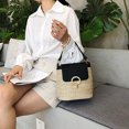 thumbnail image 5 of Bolsos de paja para mujer, bolsos de hombro, bolsos de viaje para mujer, bolso Simple de hombro para mujer, 5 of 5