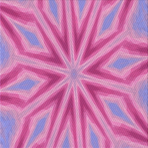 Ahgly Company Machine Washable Indoor Square Transitional Violet Purple Area Rugs, 5' Square