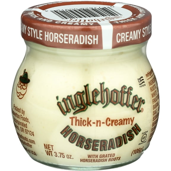 Pack of 12, Inglehoffer Thick & Creamy Horseradish, 3.75 oz