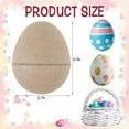 thumbnail image 2 of Tutuviw Unpainted Blank Easter Paper Eggs,3"x2"Durable Easter Eggs Empty,Cardboard Easter Eggs,Paint Your Own Paper Mache Eggs for Party Gifts Basket Filler Classroom Crafts (20Pcs,Khaki), 2 of 8