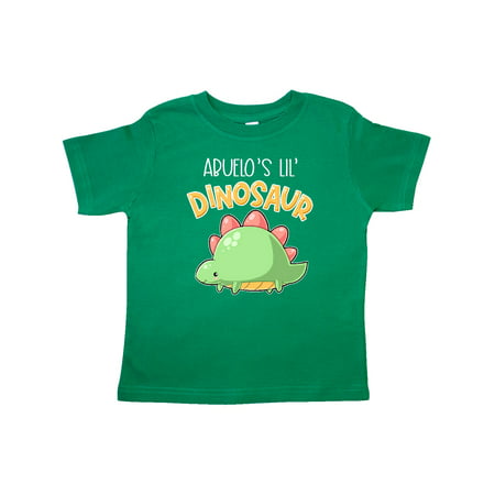 

Inktastic Abuelo s Lil Dinosaur with Cute Stegosaurus Gift Toddler Boy or Toddler Girl T-Shirt