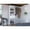 White, variant on Tuhome Manchester 150 Closet System with Five Open Shelves, Single Drawer, Full-Length