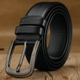 thumbnail image 2 of Faux Leather Belt Causal Simple Single Prong Buckle Belt Pin Buckle Belt for Men, 2 of 10