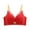 2-Red, variant on 2025 Fashion Bra for Women Plus Size Lace Breathable Seamless Push Up Underwear Solid Color No Underwire Bralette