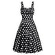 thumbnail image 4 of Vestido Informal de Lunares Para Mujer, Corte A, Sin Mangas, Estilo Bohemio, Fluido, de Verano, Con Tirantes Ajustables, 4 of 4