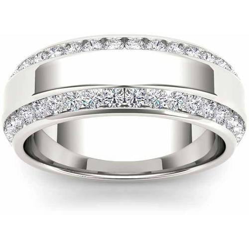 Imperial 7 8 Carat T.W. Diamond Men's 14kt White Gold Wedding Band by Imperial Jewels
