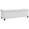 thumbnail image 4 of Modway Earl 2 Piece Faux Leather Tufted Sofa Set in White, 4 of 6