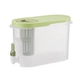 thumbnail image 1 of Billuyoard Dispensador de agua de gran capacidad para beber frutas con grifo Hervidor de jugo a prueba de fugas Accesorio para beber Cocina Fiesta Oficina Teteras Verde Billuyoard HA065350-02B, 1 of 1