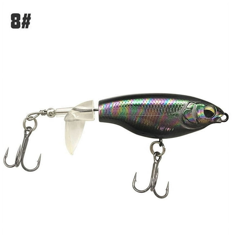 1pc Fishing LureTrolling Catfish Artificial Hard Bait with Soft Rotating  Tail 
