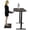 Black, MDF, variant on Premier 52 in. Black Dual Motor Electric Office Adjustable Standing Desk