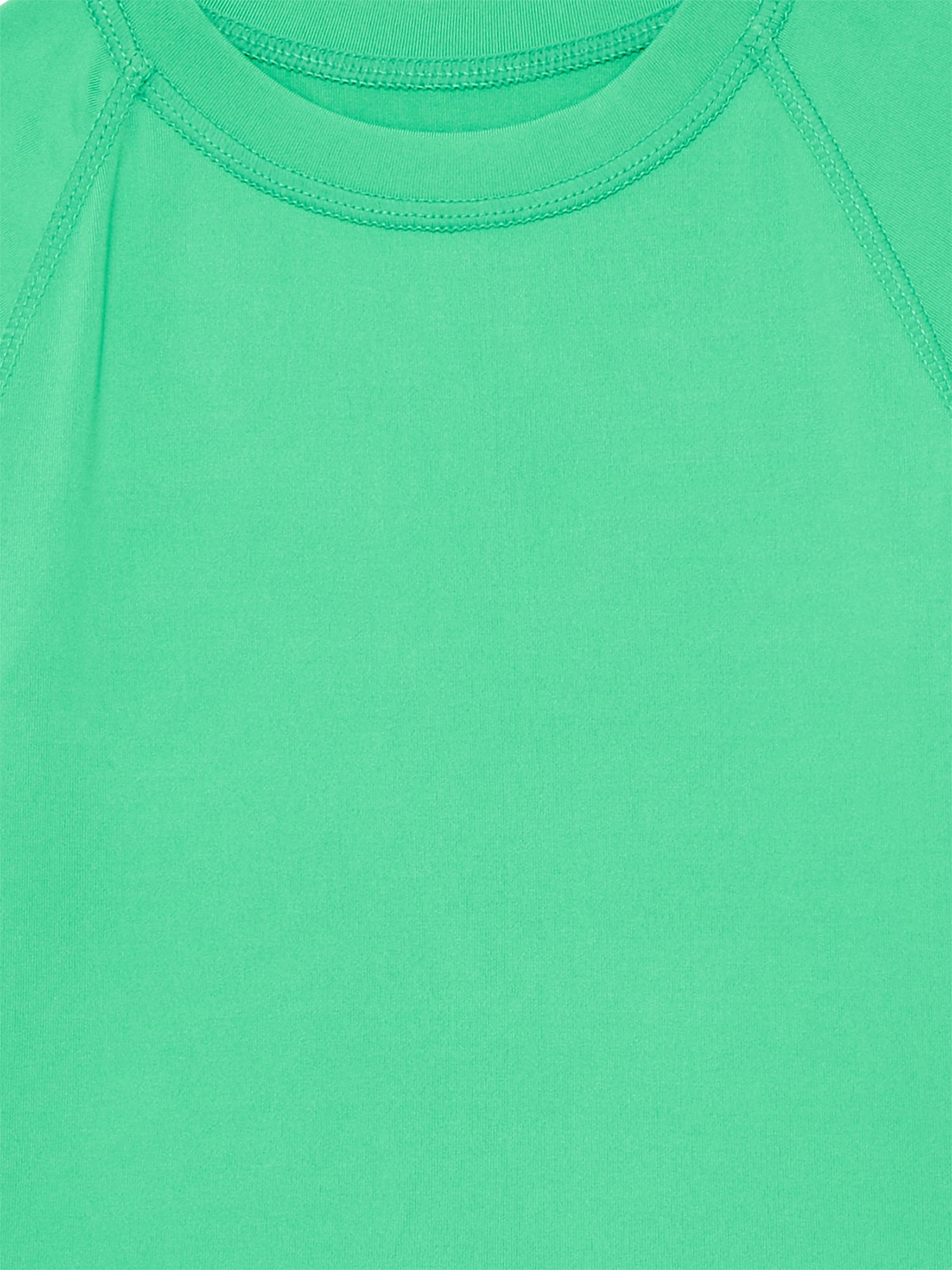 Wonder Nation Baby and Toddler Boy Short- Sleeve Rash Guard, Sizes 12M-5T