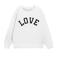 thumbnail image 4 of Bnwani White Kids Hoodie Sweatshirt Fashion Long Sleeve Casual Sportswear Cute Solid Print Size 8-9 Years, 4 of 7