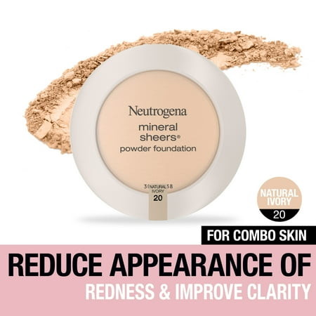UPC 086800005520 product image for Neutrogena Mineral Sheers Powder Foundation  Natural Ivory 20 .34 oz | upcitemdb.com