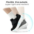 thumbnail image 4 of FitVille Extra Wide Womens Walking Shoes with Adjustable Strap Sneakers for Women, Black, 8.5 x-Wide, 4 of 8