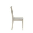 thumbnail image 2 of Hillsdale Furniture Spencer Wood Ladder Back Dining Chair, Set of 2, White Wire Brush, 2 of 5