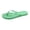 Green, variant on CAIXIA Women's Soft Flip Flops, Comfortable Thong Sandals, Lightweight Casual Slides for Beach and Pool