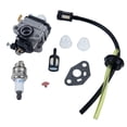 thumbnail image 1 of Feimier Blower Carburetor Replacement Kit, Compatible with Makita OEM 168641-9 592-60220, Includes Fuel Line, Gasket, Primer Bulb, Filter for String Trimmer Parts, 1 of 11