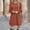 Brown, variant on DuoJiaJ Womens Knit Dress, Crew Neck Puff Sleeves Tunic Dresses Beige S-2XL